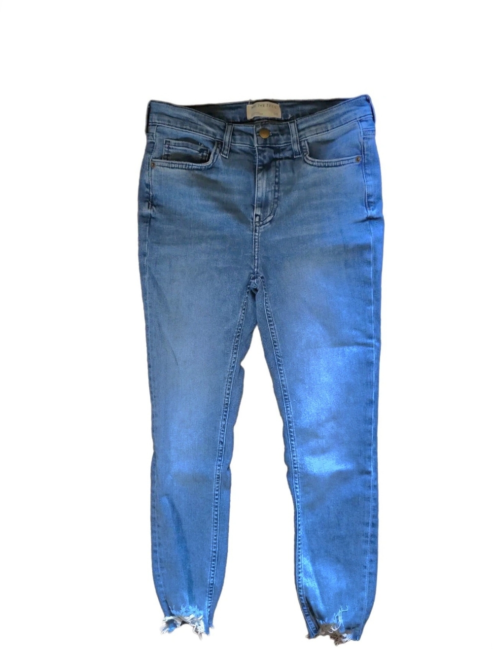 We The Free Medium Blue Ankle Crop Skinny Jeans
